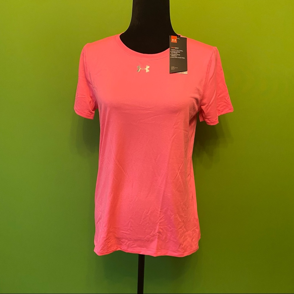 Ladies' Under Armour® Shirt - Fluorescent Pink, Small